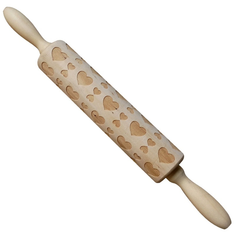 Christmas Embossing Rolling Pin