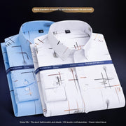 Men's Wrinkle-Free Plaid Shirt — Classic Fit