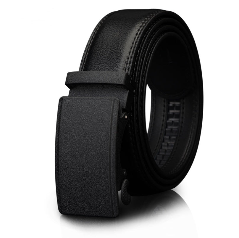 Two-Layer Cowhide Auto-Buckle Belt