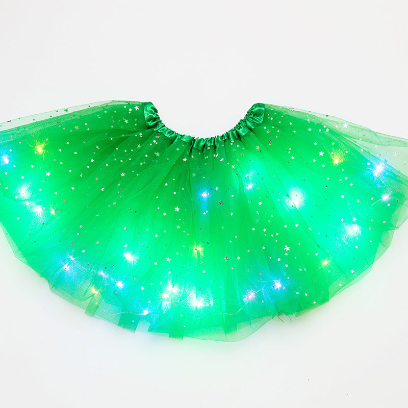 LED Light-Up Sequin Tutu Skirt