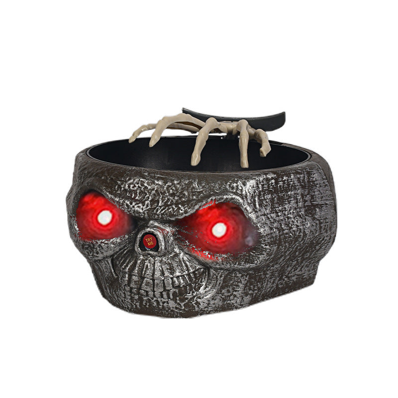 Motion-Activated Halloween Pumpkin Candy Bowl
