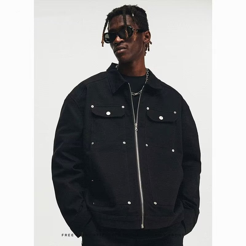 Men's Retro Washed Denim Jacket