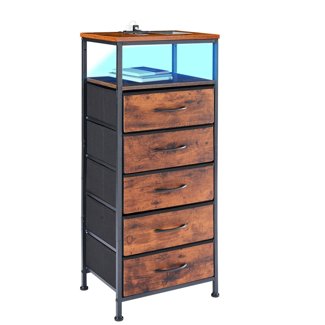 Charging-Station Nightstand with USB Ports