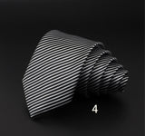 Men's Striped British Gentleman Polyester Fiber Tie