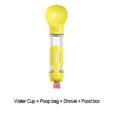 3-in-1 Travel Dog Water Bottle & Treat Dispenser