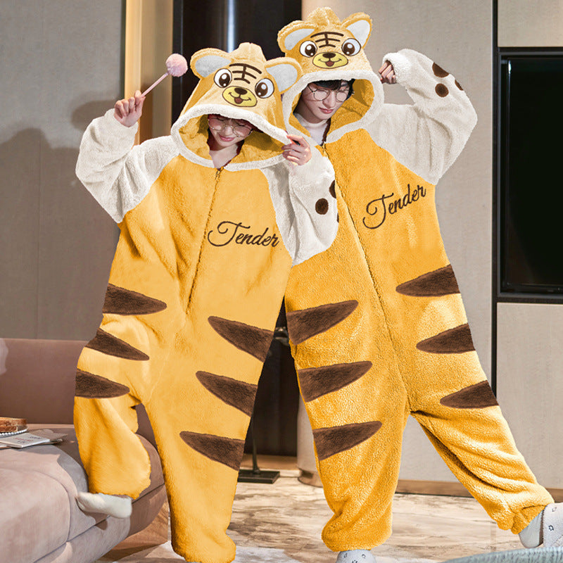 Couple's Winter Warm Pajama Set