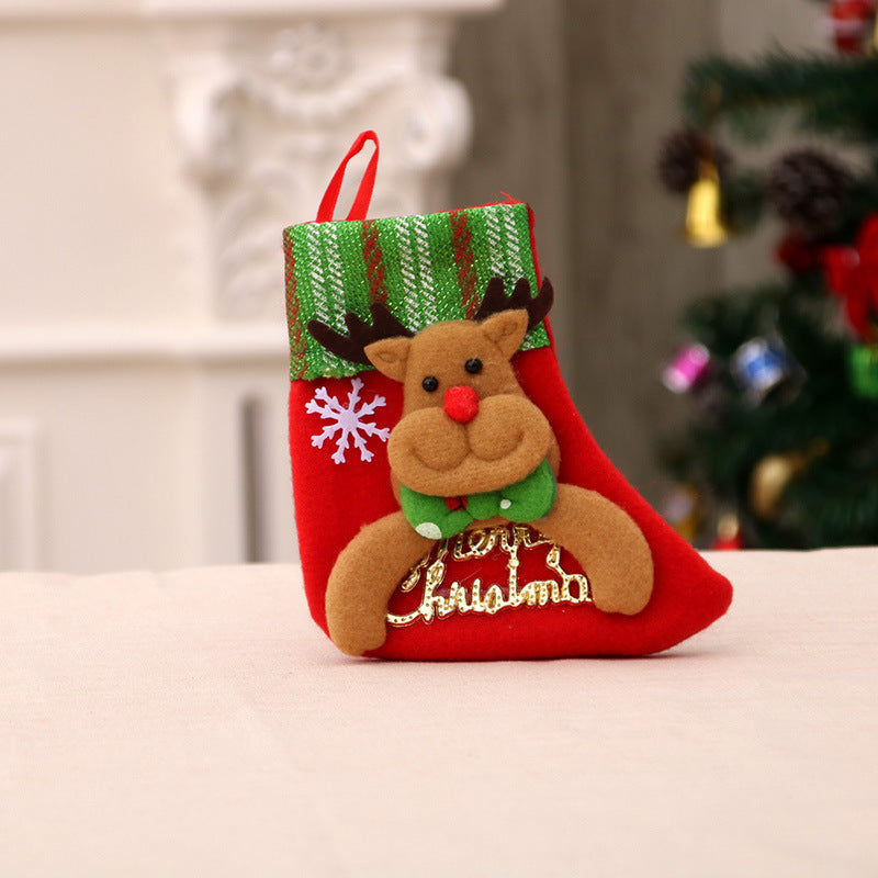 Santa Christmas Stocking Gift Bag