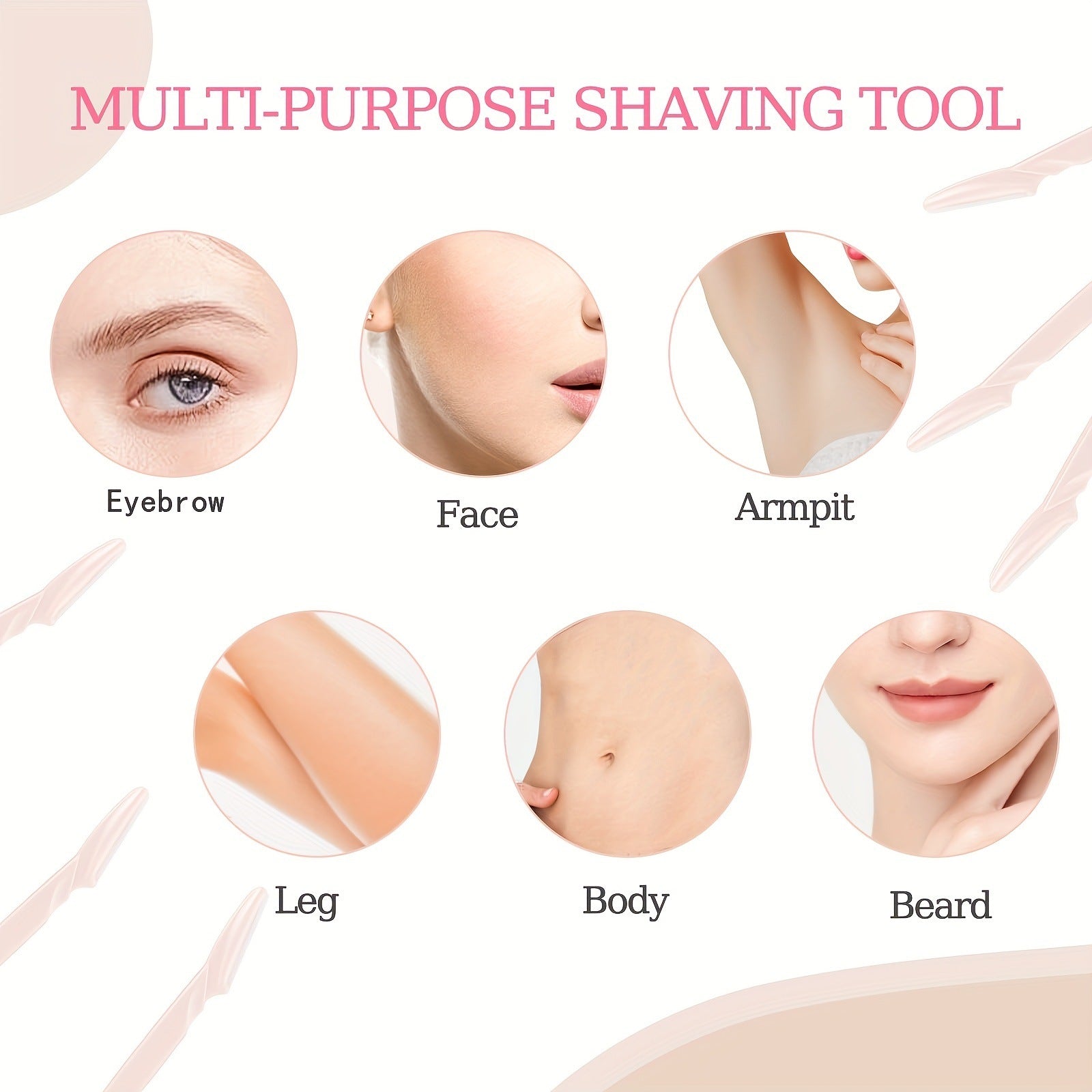 Disposable Eyebrow Razor Set