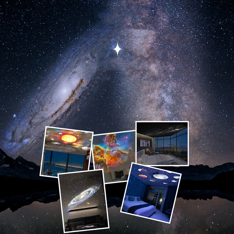 Galaxy Star Projector Night Light — 12-Scene