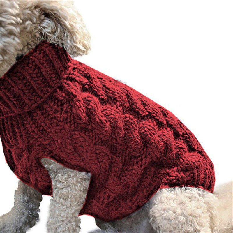 Winter Knit Pet Sweater