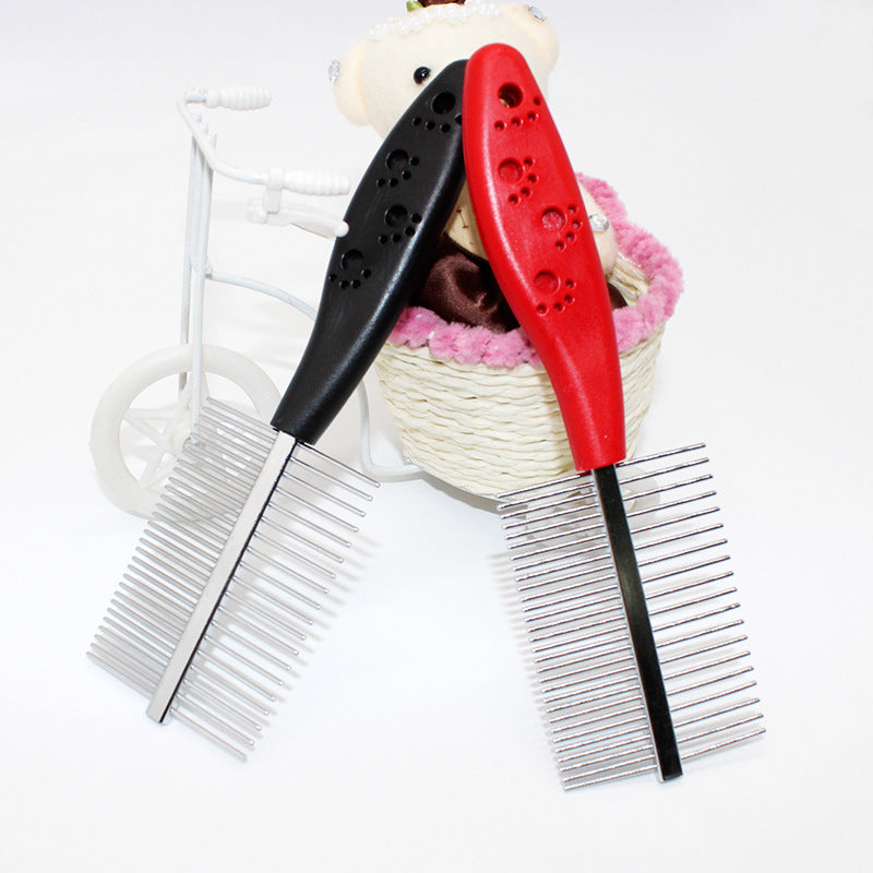 Double-Sided Dense-Tooth Pet Comb