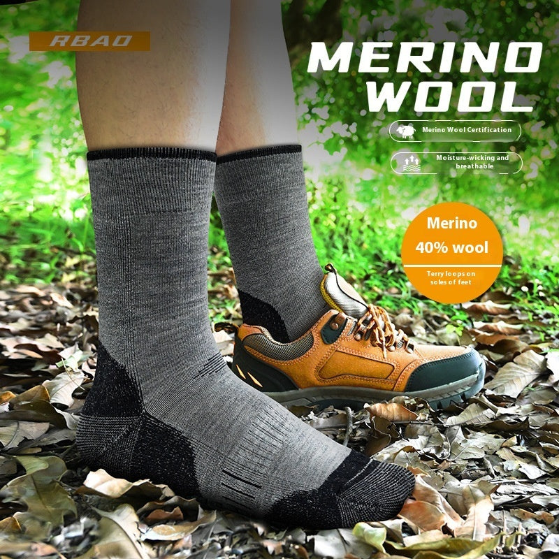 Merino Wool Mountain Socks — Winter
