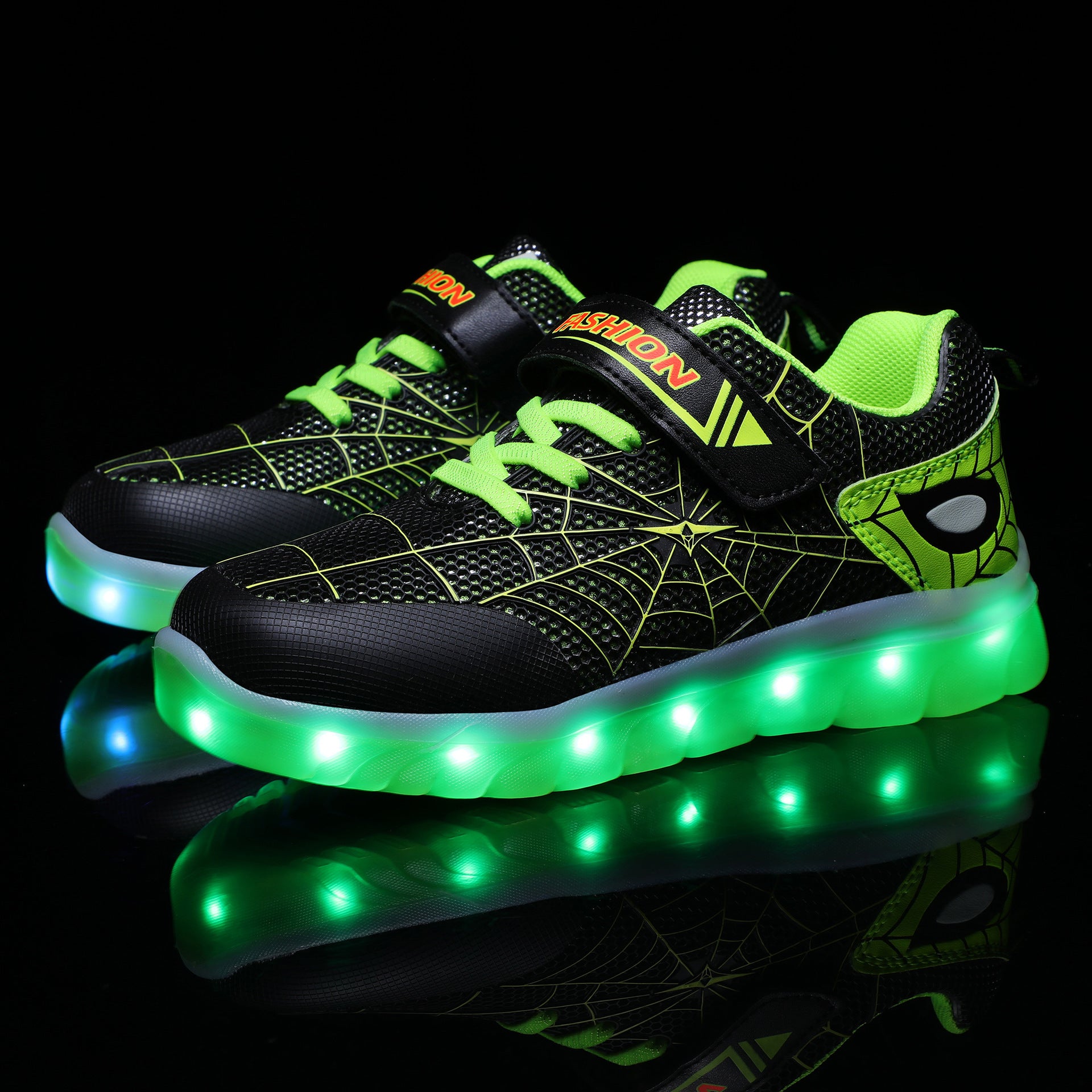 Kids LED Glowing Velcro Sneakers