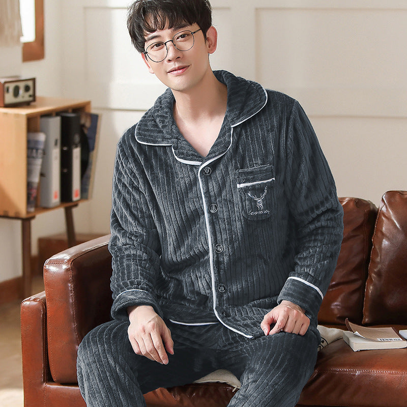 Men's Flannel Thermal Pajamas