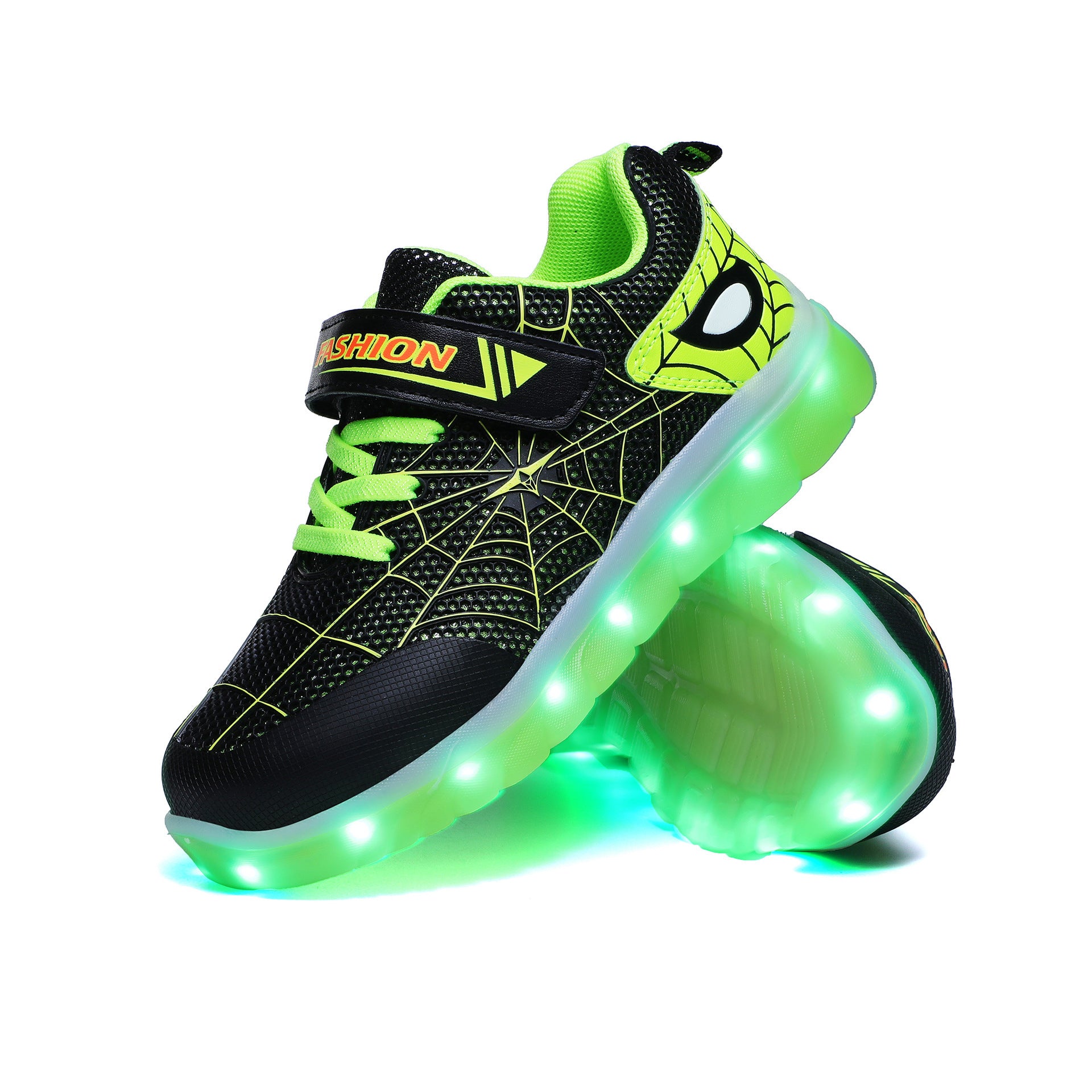 Kids LED Glowing Velcro Sneakers