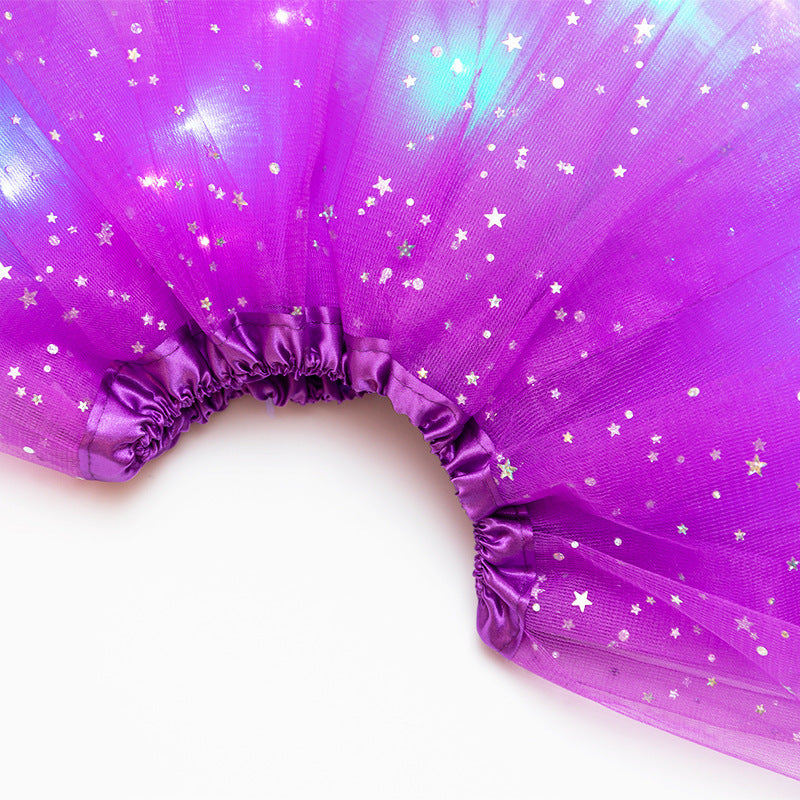 LED Light-Up Sequin Tutu Skirt