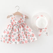 Baby Girl Short-Sleeve Skirt Set
