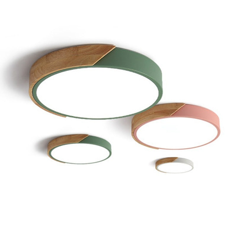 LED Macaron Round Bedroom Light
