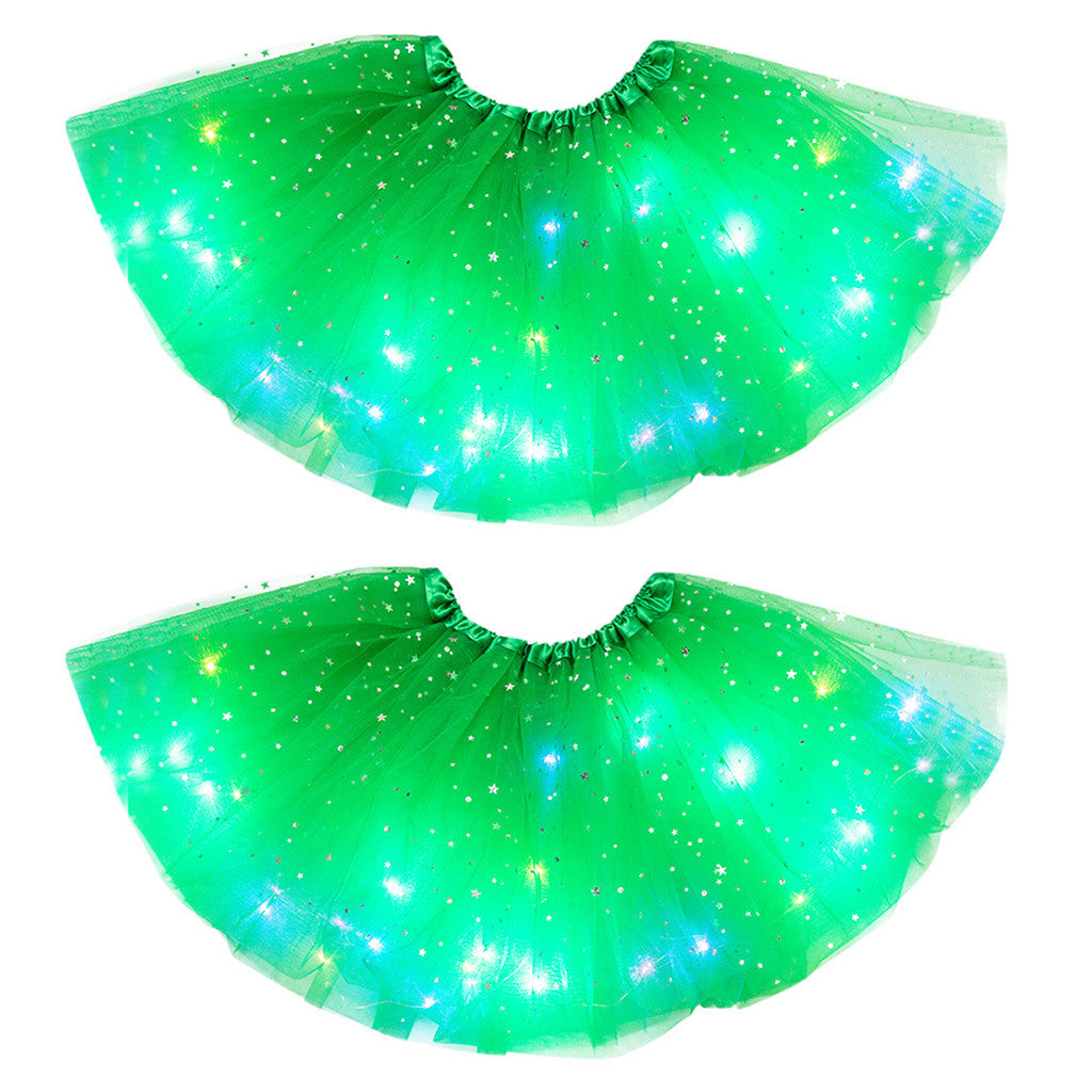 LED Light-Up Sequin Tutu Skirt