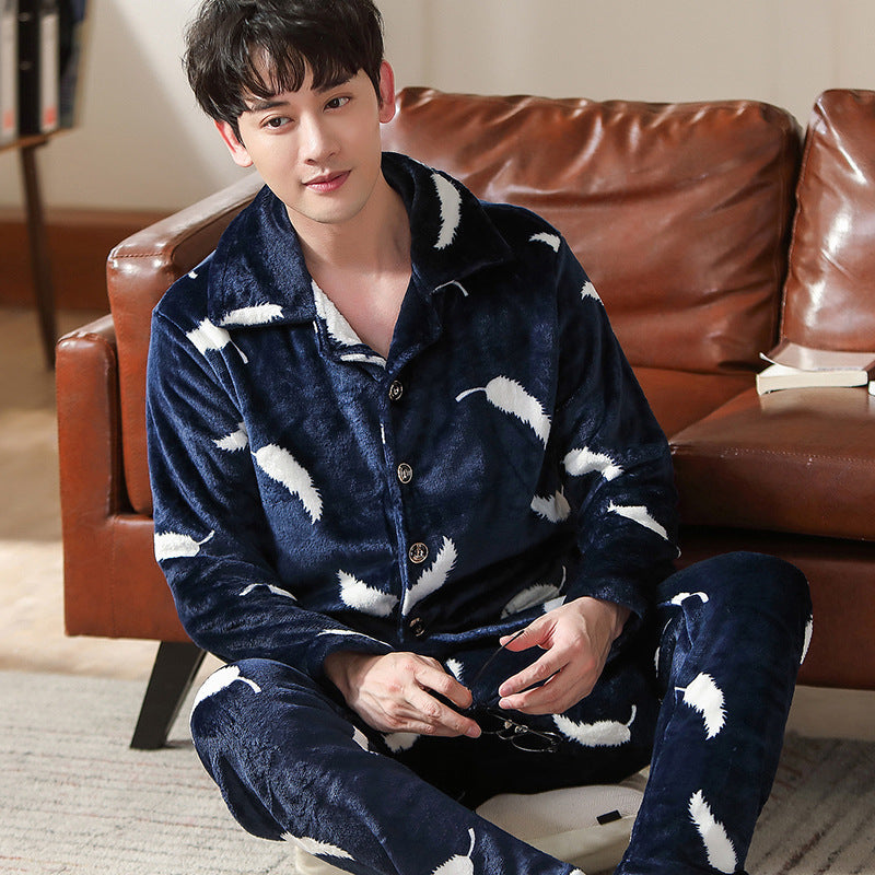 Men's Flannel Thermal Pajamas
