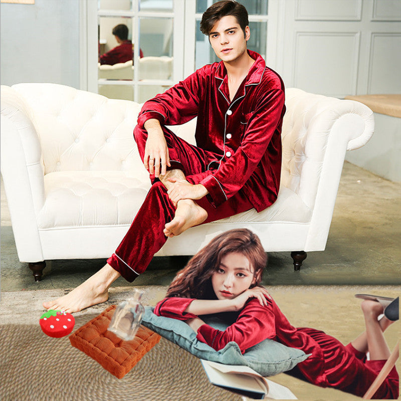 Gold Velvet Pajama Set