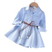 Western-Style Children's Shirt Dress