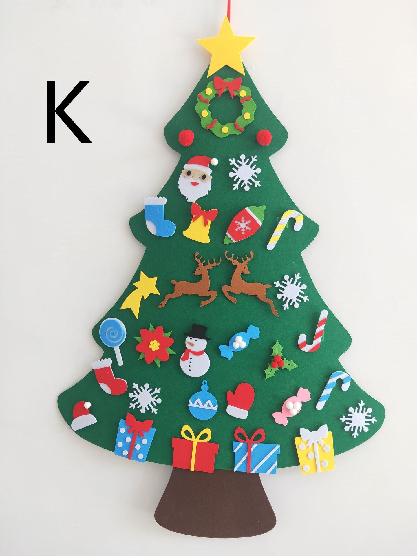 DIY Felt Christmas Tree with Decorations
