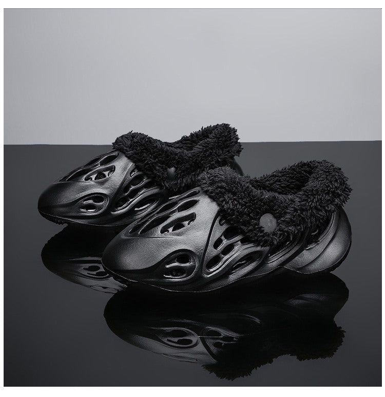 Kids Cotton Hole Shoes
