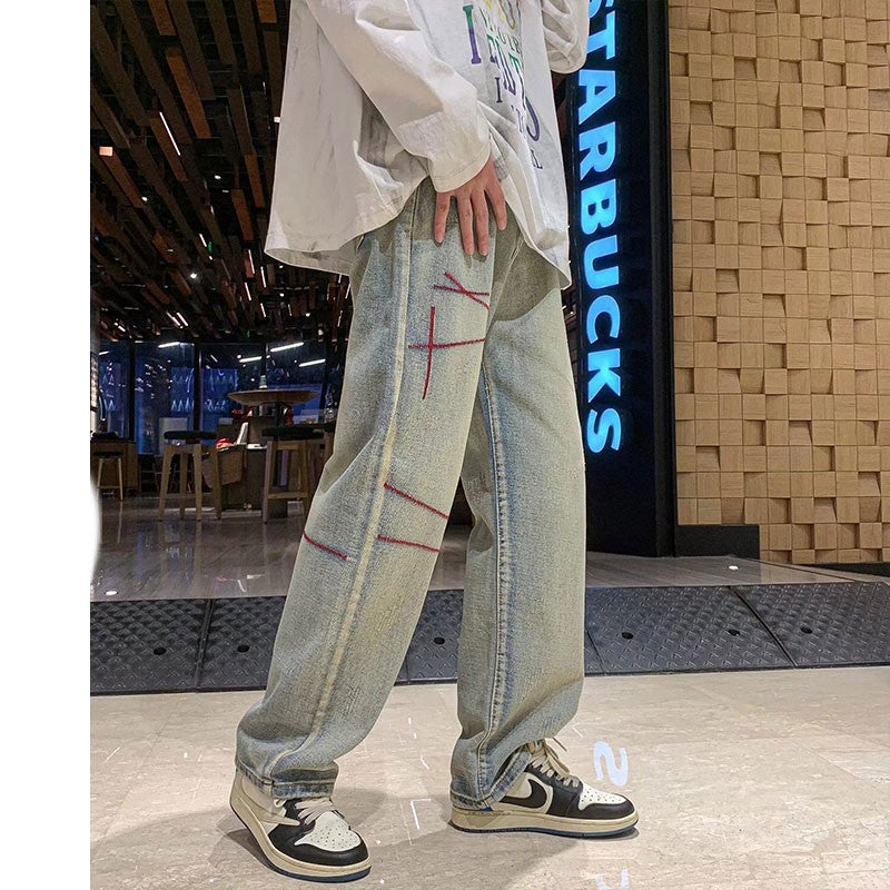 Men's American Loose Straight Jeans
