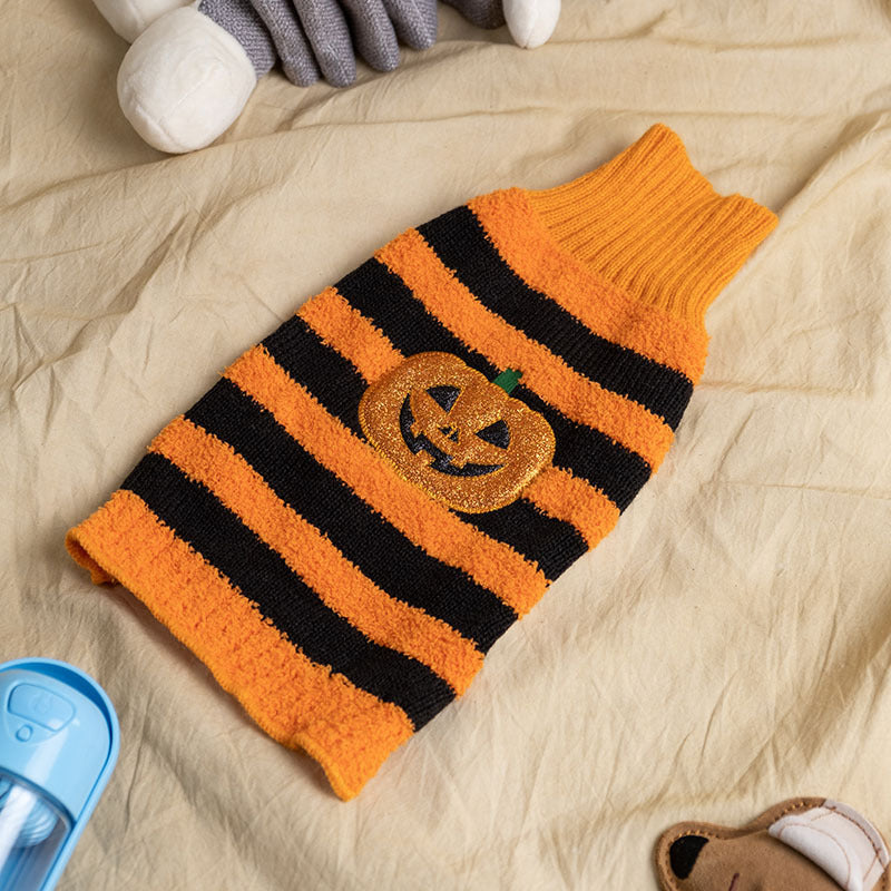 Halloween Pet Pumpkin Sweater
