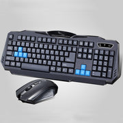 Ergonomic Wireless Keyboard & Mouse Combo (2.4G) – Durable Black