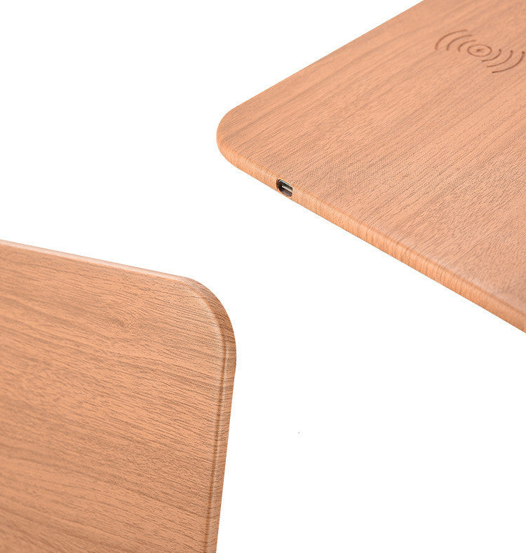 Wood-Grain Wireless Charger Pad