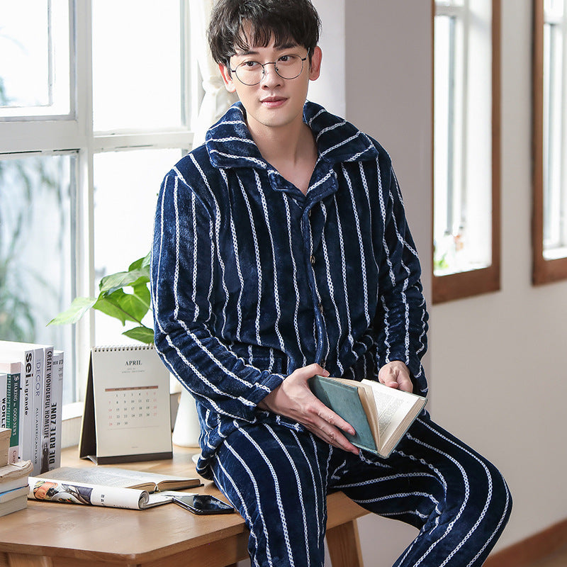 Men's Flannel Thermal Pajamas