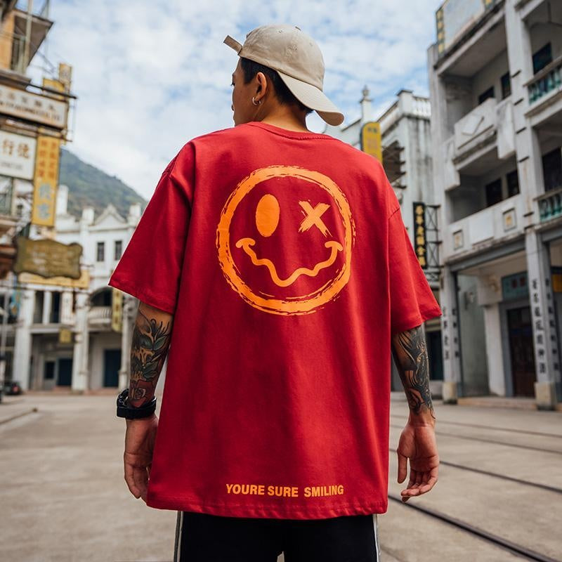 Men's Smiley Print T-Shirt