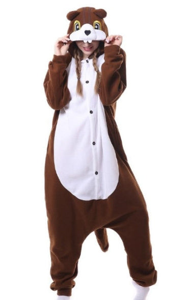 Bear Polar Fleece Animal Pajamas