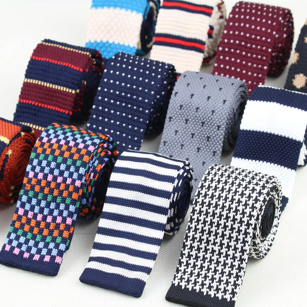 Knit Skinny Necktie