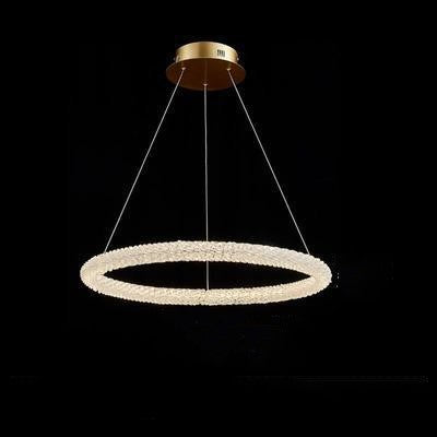 Crystal Ring Chandelier