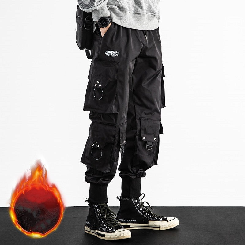 Men's Cropped Baggy Cargo Pants