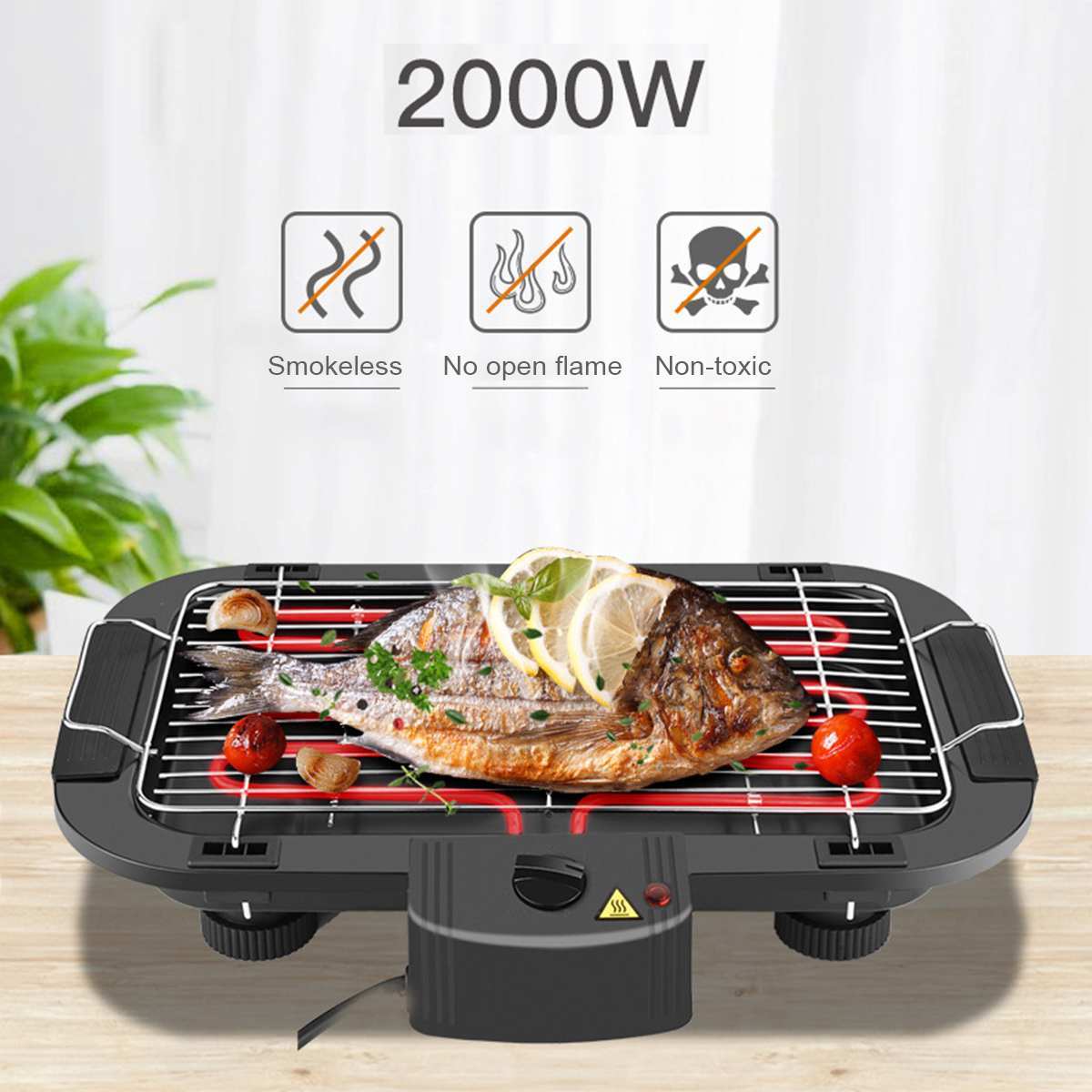 Smokeless Electric Tabletop Grill