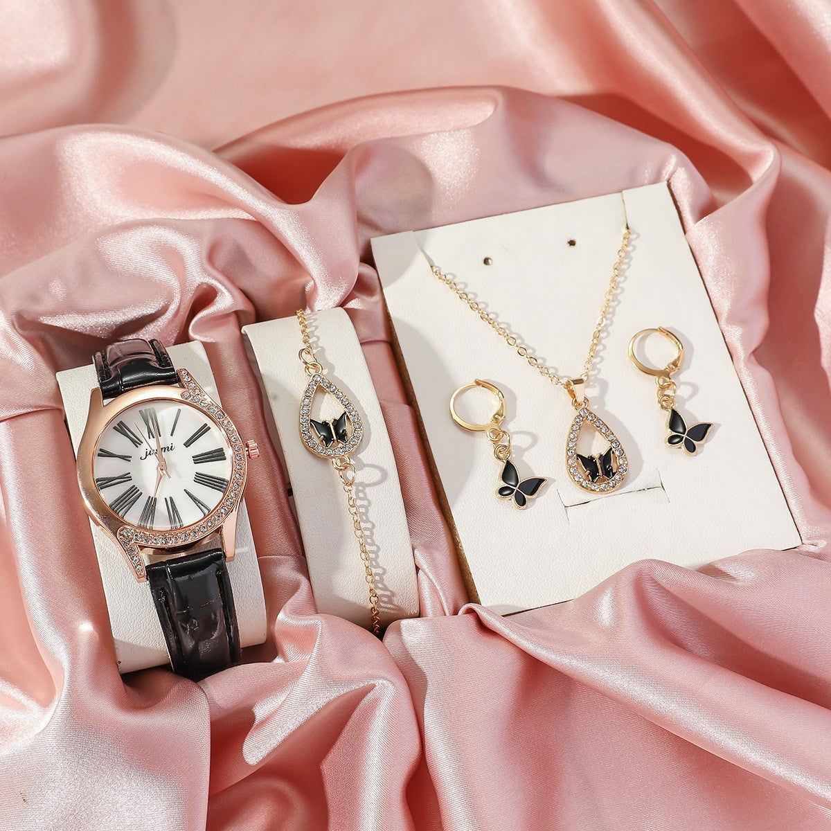 Butterfly Jewelry 4-Piece Set