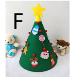 DIY Felt Christmas Tree With Three-dimensional Christmas Tree