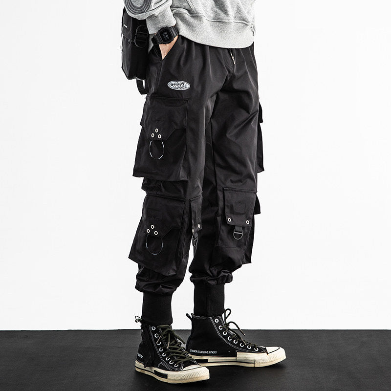 Men's Cropped Baggy Cargo Pants