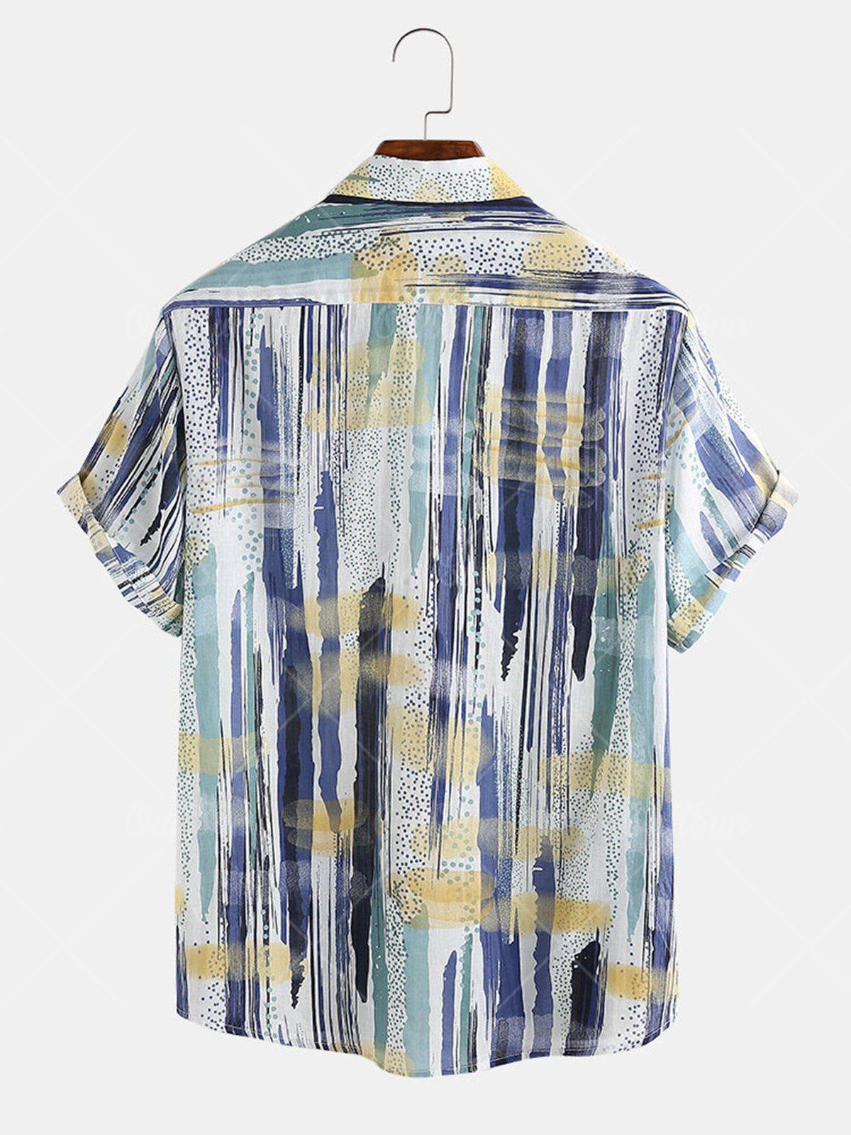 Casual Print Hawaiian Shirt