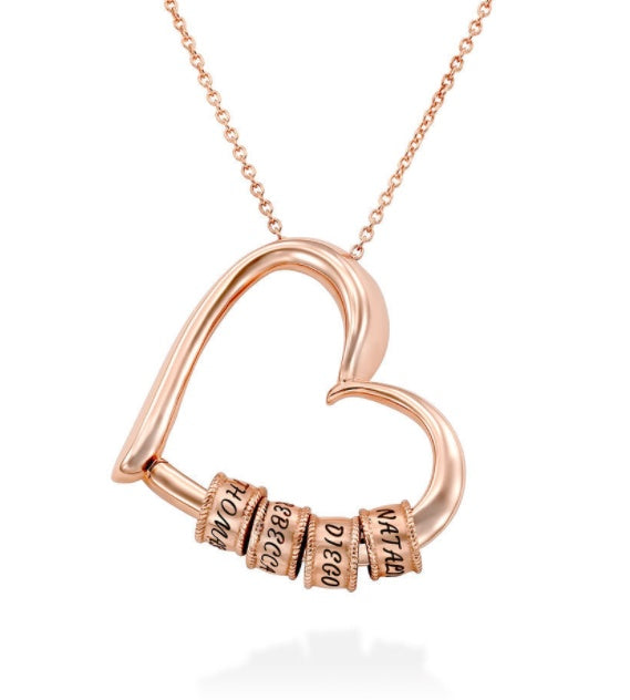 Personalized Heart Name Necklace