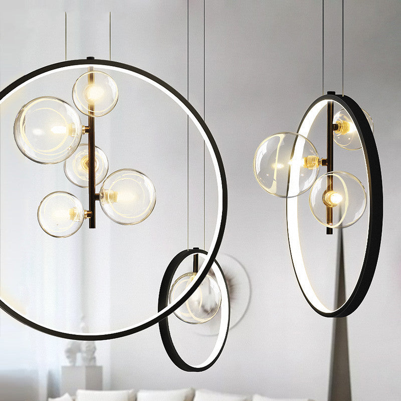 Bubble Glass Pendant Chandelier