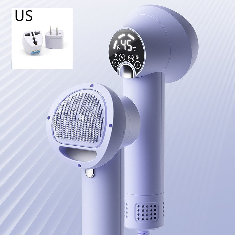 Silent Pet Hair Dryer & Comb