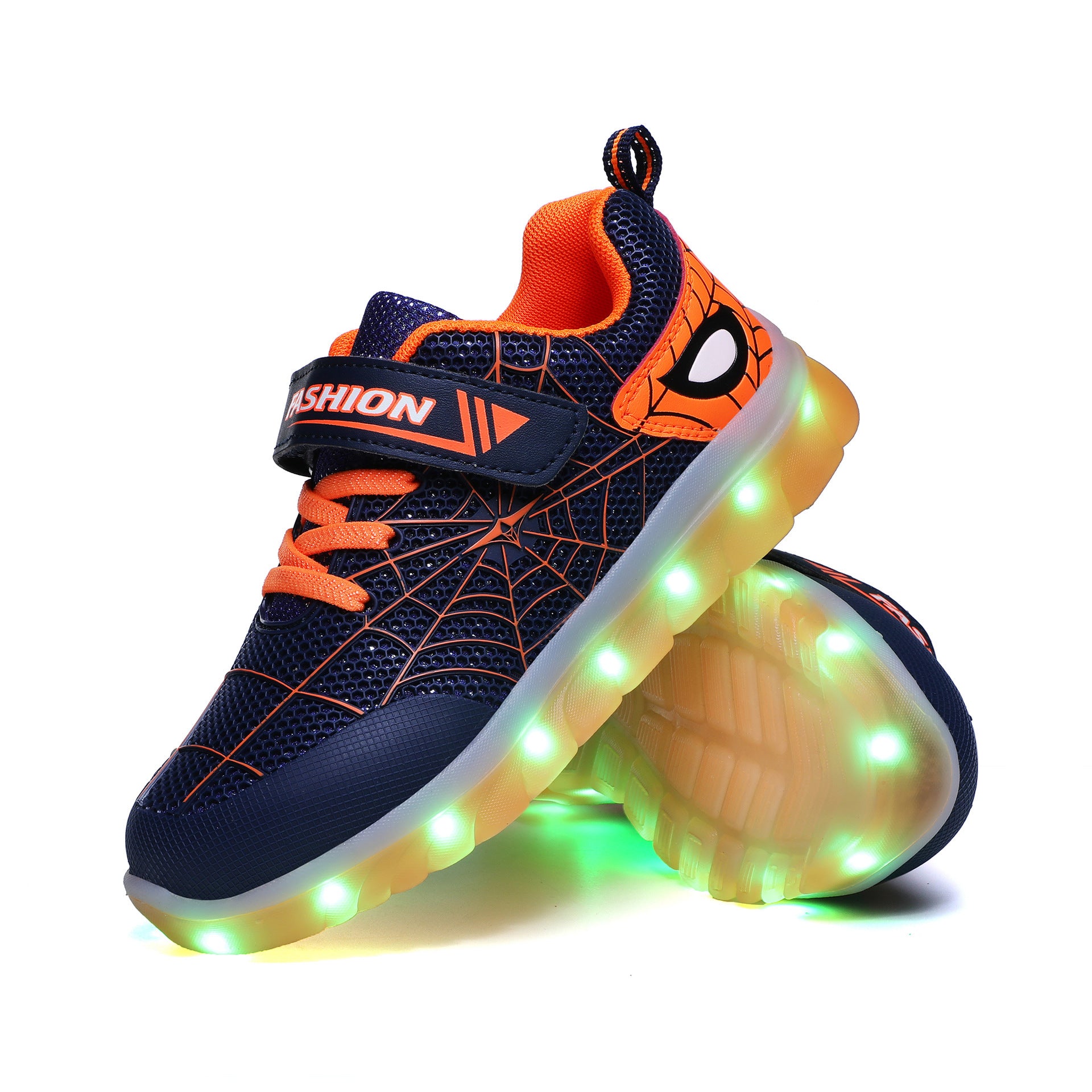 Kids LED Glowing Velcro Sneakers