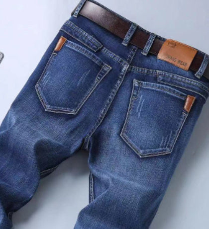 Men's Loose Straight Stretch Work Jeans