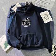 Women's Plus-Size Velvet Padded Hoodie