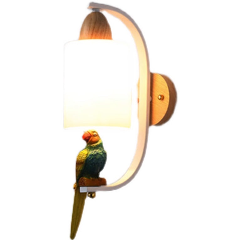 Resin Bird Wall Lamp